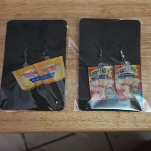 Fun Snack-Themed Earrings